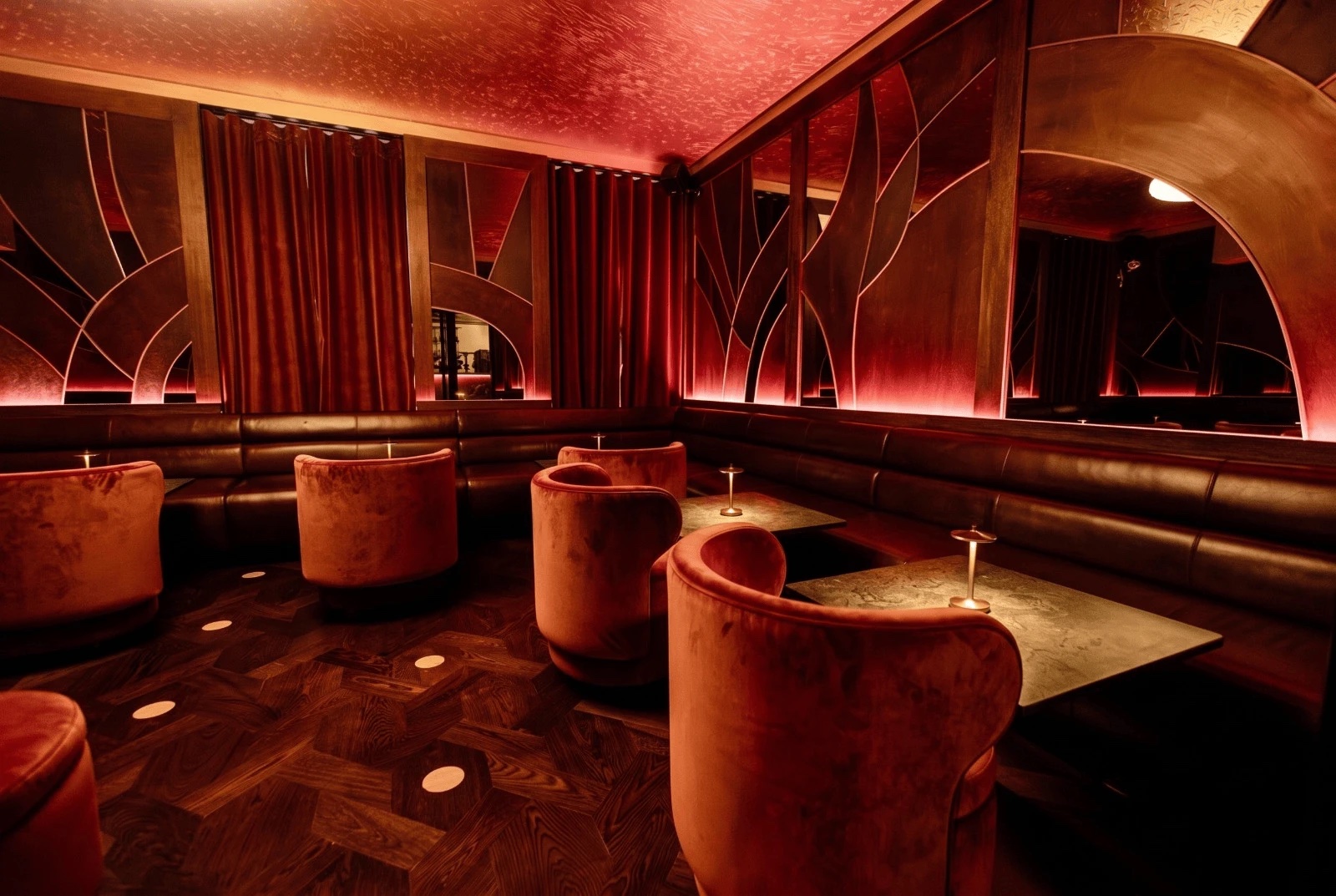 Le salon de la smoking room de Gala